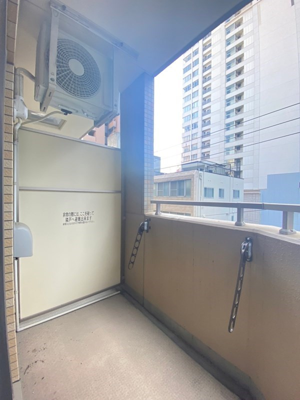 エイペックス京町堀Ⅱのバルコニー