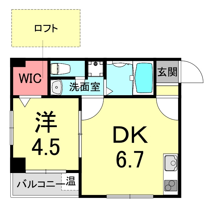 カーサ御影Ⅰの間取り