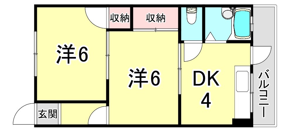 カーサ西山町の間取り