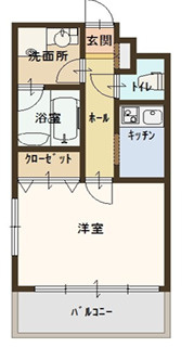 ラ・コート・ドール新神戸の間取り