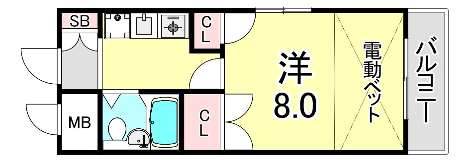 ハイツシスタローザの間取り