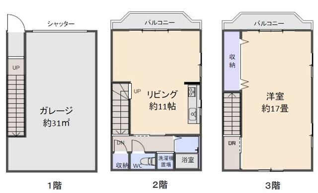 テラス　神戸市須磨区白川台の間取り
