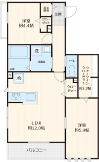 【間取り】 | グレイス　Ｋ | 間取りです。