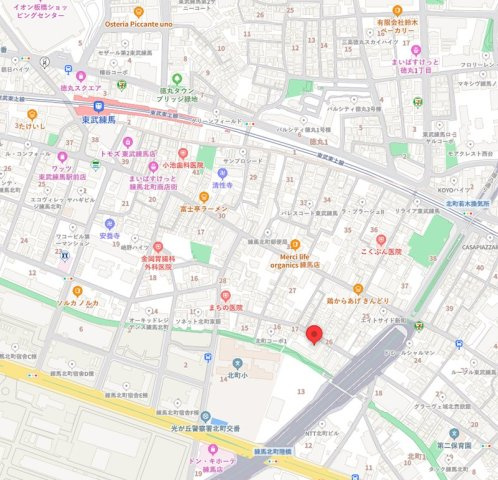 フラシア東武練馬 の地図