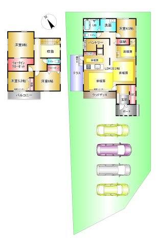 和歌山市善明寺　築浅戸建住宅の間取り