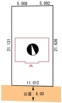 【区画図】 | 【商談中】貝塚2丁目23-33売家