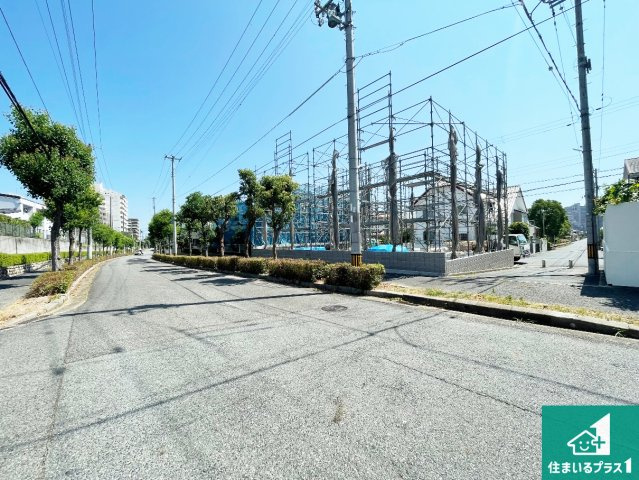 神戸市西区竹の台　第7期　新築一戸建ての前面道路含む現地写真|周辺は落ち着いた街並みの住宅地！子育てがしやすい住環境です！まだ未完成ですが、現地でしかわからない事もございます。是非一度ご覧ください。