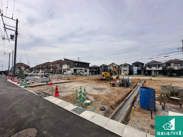 神戸市西区竜が岡　第8期　新築一戸建ての外観|周辺は落ち着いた街並みの住宅地！子育てがしやすい住環境です！まだ未完成ですが、現地でしかわからない事もございます。是非一度ご覧ください。