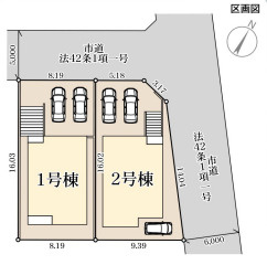 リーブルガーデン鹿児島市玉里団地の区画図