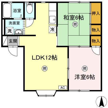 ベェルエポック今の間取り