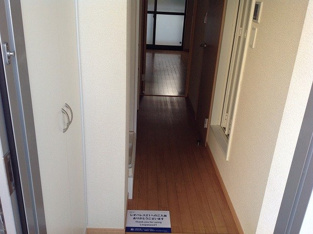 明るい玄関です