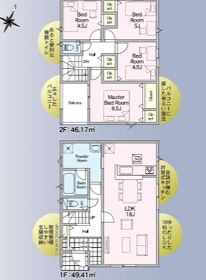 【間取り】 | 厚木市愛名　新築分譲住宅　全3棟