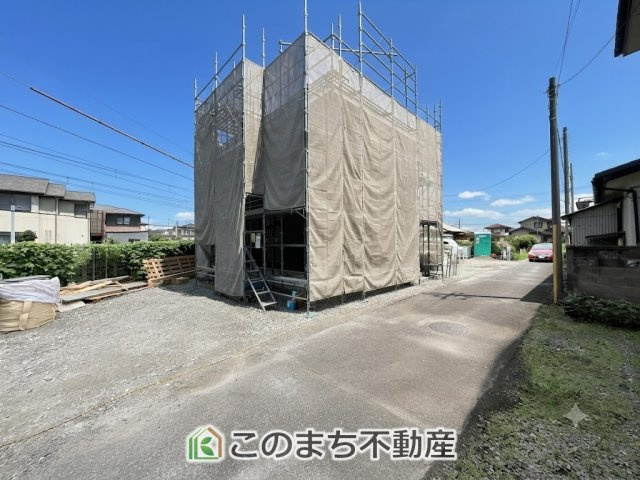 CRADLEGARDEN宇都宮市東町第2の外観|建築中現地写真（同社施工の完成物件・モデルハウスがご見学できます）