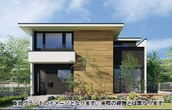 江戸川区東葛西４丁目　新築戸建ての外観パース