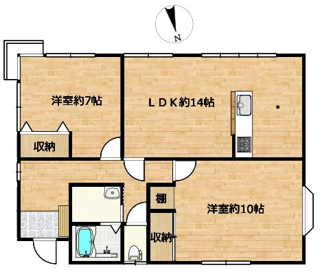 北諸県郡三股町大字樺山の中古一戸建の間取り