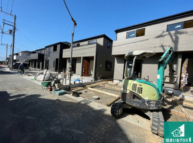 神戸市西区竜が岡　第8期　新築一戸建ての外観|周辺は落ち着いた街並みの住宅地！子育てがしやすい住環境です！まだ未完成ですが、現地でしかわからない事もございます。是非一度ご覧ください。