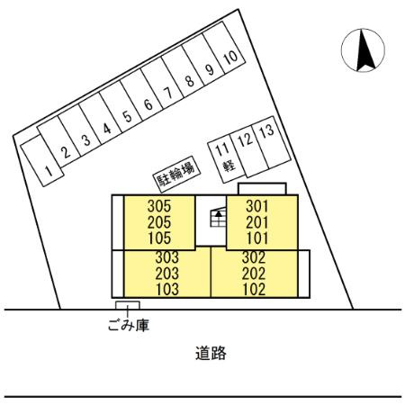 アバントの区画図