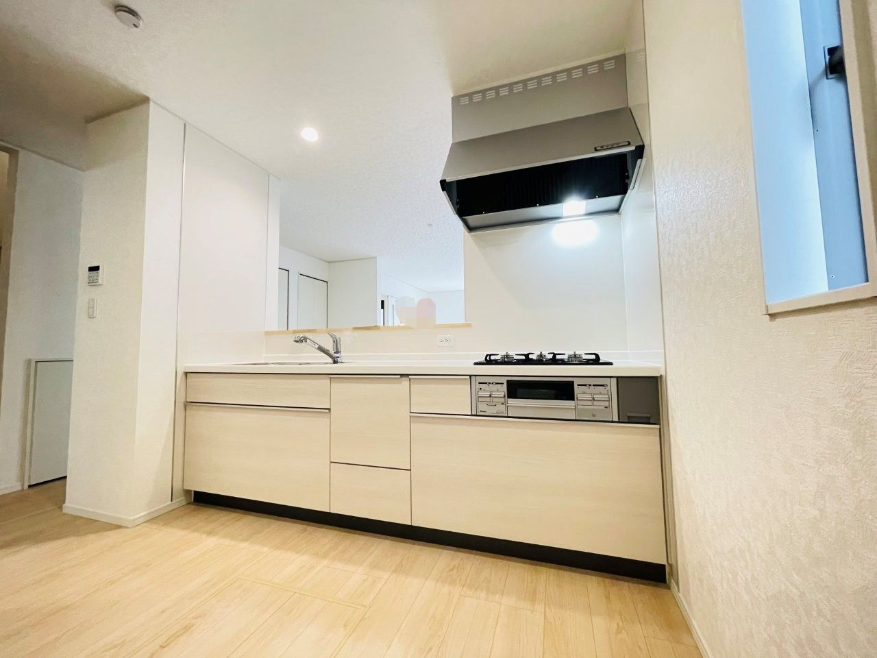 豊田市神池町第2　新築分譲住宅　全2棟　1号棟のキッチン|使い勝手の良いシステムキッチン。