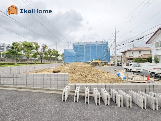 神戸市西区竹の台4丁目　全2棟1号棟　新築戸建の外観|限定2棟！1号棟は角地です！陽当り・通風良好！南東側道路は歩道があります！閑静な住宅街でとても静か！