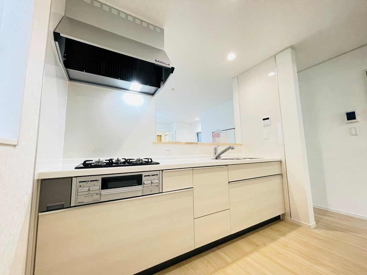 豊田市神池町第2　新築分譲住宅　全2棟　2号棟のキッチン|使い勝手の良いシステムキッチン。