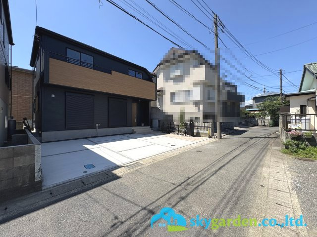 藤沢市白旗４丁目２期　新築戸建　全１棟の前面道路含む現地写真|前面道路含む現地写真です