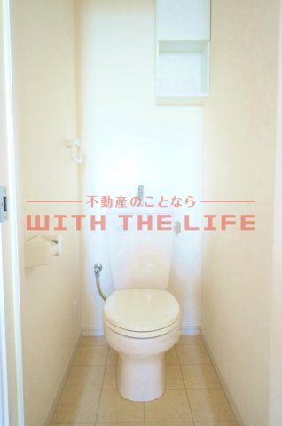 グリーンビラ【キャッシュバック対象】のトイレ|落ち着いた色調のトイレです