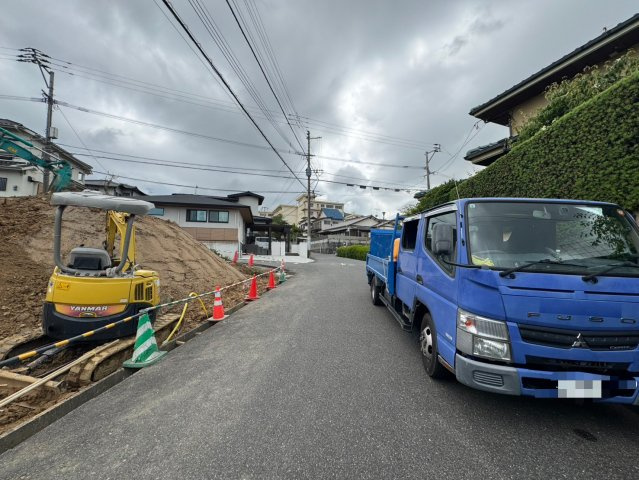 ーBloom－ブルームー小倉南区朽網西5丁目2期　【小倉南区　新築戸建て】の前面道路含む現地写真|現地撮影　2026,6,6　ーBloom－ブルームー小倉南区朽網西5丁目2期　【小倉南区　新築戸建て】