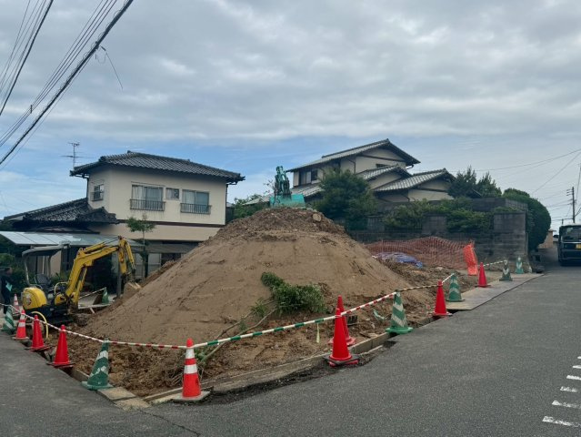 ーBloom－ブルームー小倉南区朽網西5丁目2期　【小倉南区　新築戸建て】の外観|現地撮影　2026,6,6　ーBloom－ブルームー小倉南区朽網西5丁目2期　【小倉南区　新築戸建て】