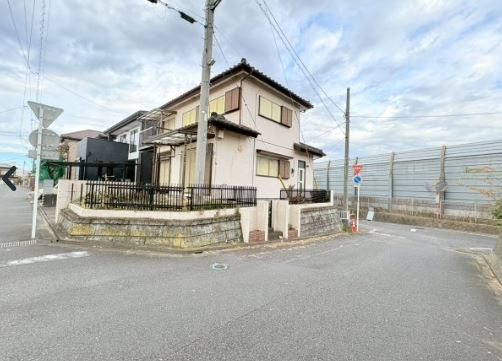 【土地】鶴ヶ島市脚折売地（更地渡し）の前面道路含む現地写真