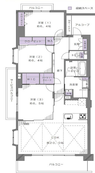 メゾンヴェール柏木の間取り