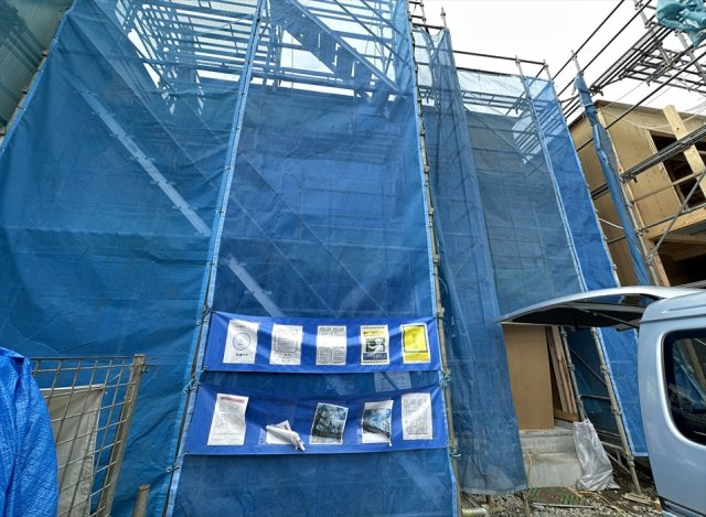 【外観】 | 志木市中宗岡1丁目　建築条件無売地　全26区画　(丸井志木店) | 販売現地／2026年3月6日撮影
全26区画の大型分譲地。新しいコミュニティが広がる街並みです。