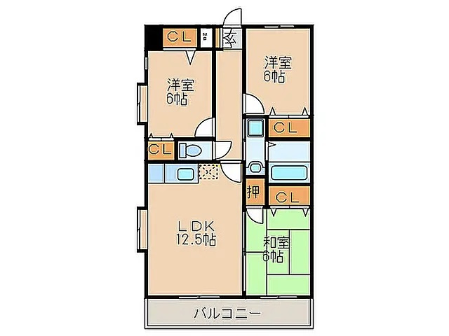 グリーンキャッスルの間取り