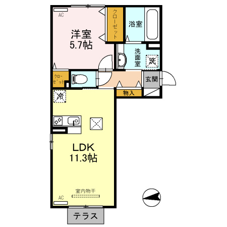 アルヴィータの間取り