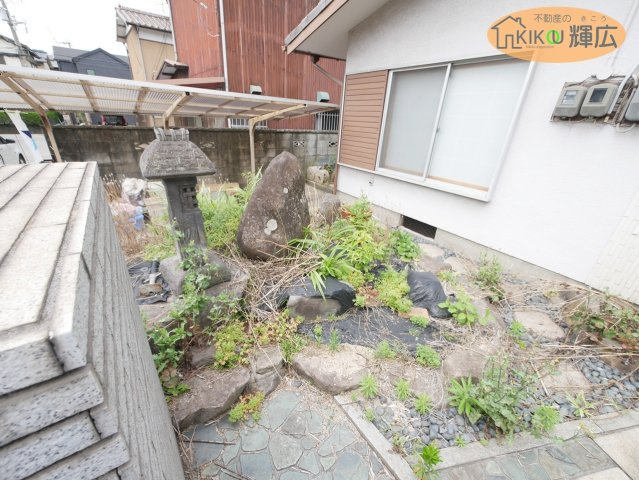 姫路市飾磨区今在家　中古戸建の庭