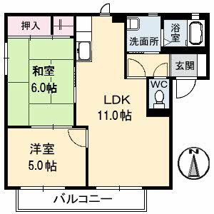 ヴィンテージ　　Ａ棟 の間取り
