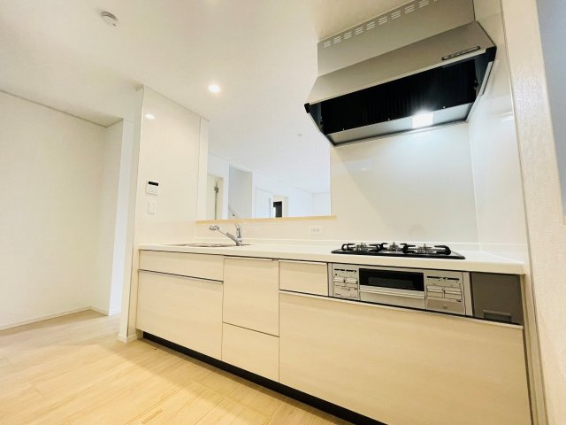 豊田市畝部東町第2　新築分譲住宅　全2棟　1号棟のキッチン|使い勝手の良いシステムキッチン。