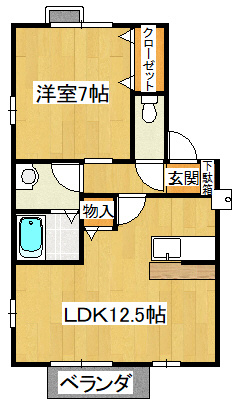 ロイヤルヒルズＪの間取り