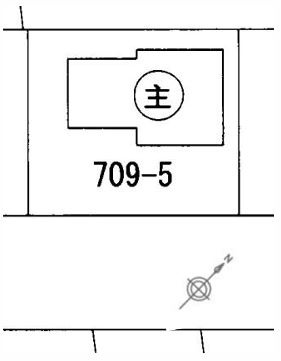 【土地】鶴ヶ島市下新田売地の土地図|整形地です