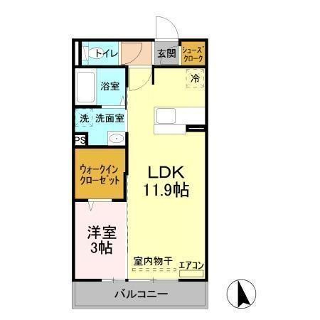 ディアマントAの間取り