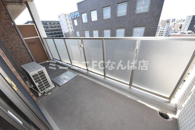 プレサンス難波セレクトのバルコニー