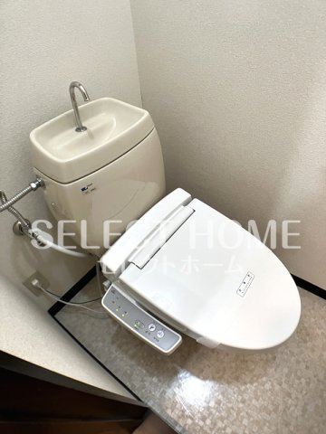 【トイレ】 | タウニィ石原 Ｄ棟 | 落ち着いた色調のトイレです