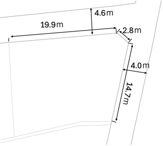 【土地図】 | 西宮市　甲陽園東山町　建築条件無土地
