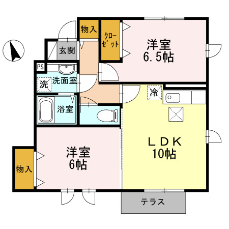 【間取り】 | セジュール下瀬谷E棟(セジュール下瀬谷イートウ)