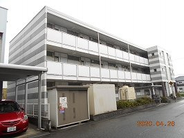 レオパレスサニーフォートの外観|外観は落ち着いています