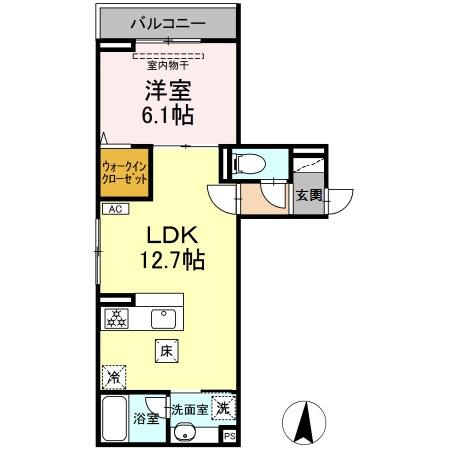 D Paina 登戸Ⅲの間取り