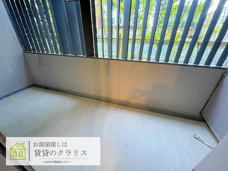 プレミスト京都西院のバルコニー
