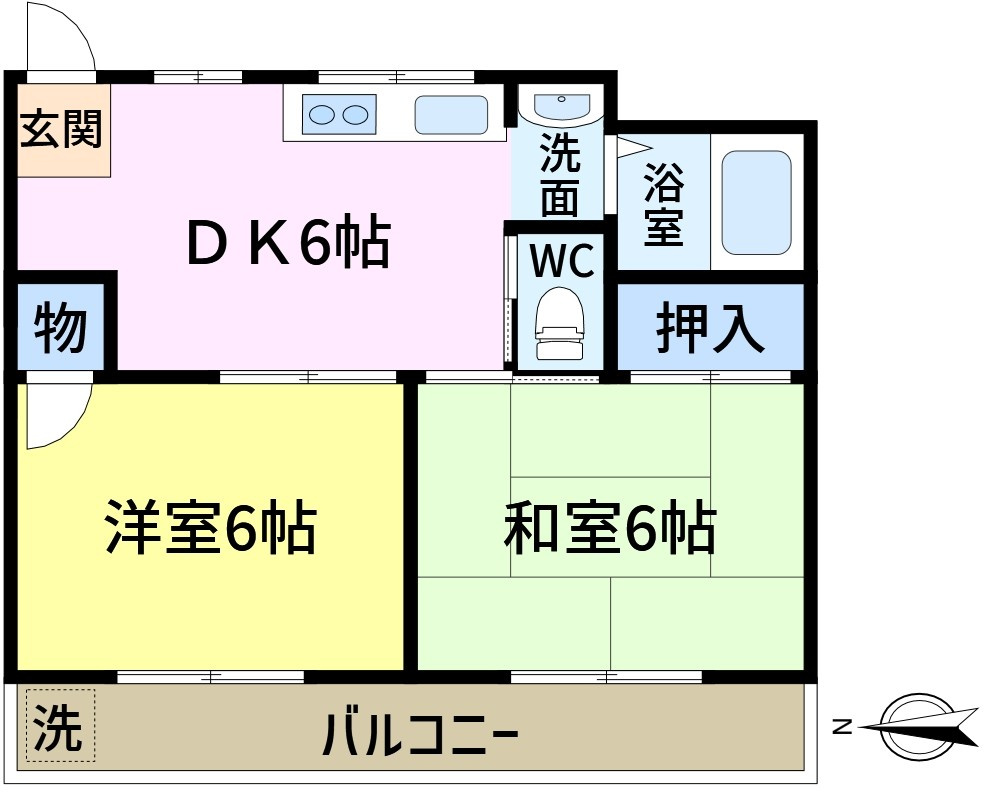 葛飾区奥戸３丁目の賃貸マンションの間取り