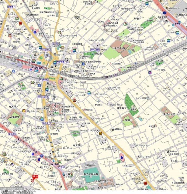 藤和シティコープ新大塚の地図
