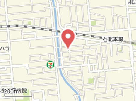 未入居戸建　西富町三丁目の地図