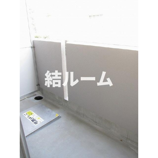 板橋区氷川町の賃貸マンションのバルコニー